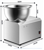 Миксер мешалка промышленный 5 литров Mantella HC-SY-5 750 Вт 35 об/мин
